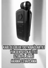Tüm Telefonlara Uyumlu Mikrofonlu Titreşimli Makaralı Bluetooth Kulakiçi Kulaklık