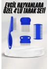 Tüy Fırçası Bit Tarağı Seti Evcil Hayvan Tüy Toplayıcı Bit Pire Önleyici Tarak