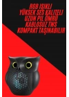 TWS Bluetooth Hoparlör Baykuş Tasarımlı Taşınabilir RGB Işıklı Uzun Pil Ömrü