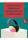 Type-C Şarjlı RGB Işıklı Bluetooth Oyuncu Kulaklığı