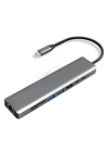 Type-c To Hdtv Multifunction Adapter 8 Port Kablo