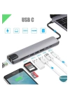 Type-c To Hdtv Multifunction Adapter 8 Port Kablo