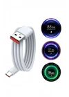 Type C Yüksek Hızlı Şarj Aleti Beyaz 120W Ultra Uzun Ömürlü