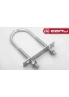 U Civata, Karşılık Demiri + Somunlu - M6x30 - 2 Set