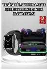 Ucuz ve Kaliteli Kulaklıklı Saat Seti Bluetooth Bağlantılı Akıllı Saat ve Kulaklık