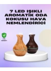 Ultrasonik Ahşap Desenli 130ml Aromaterapi Difüzör ve Hava Nemlendirici