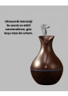 Ultrasonik Ahşap Desenli 130ml Aromaterapi Difüzör ve Hava Nemlendirici