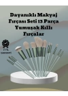 umuşak Kıllı Estetik Tasarımlı 13lü Makyaj Fırçası Seti Günlük ve Profesyonel Kullanım