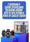 Unısex 7 Kordonlu Çok Fonksiyonlu Nabız Ölçer Uyku ve Sağlık Takibi