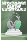 Unısex Yüksek Ses Kaliteli Yumuşak Kılıflı Kablosuz Kulak Üstü Bluetooth Kulaklık