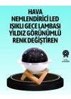 USB ile çalışan projektörlü aromaterapi nemlendirici masaüstü kullanım için uygun