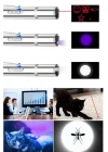 Usb İle Şarj Edilebilen 3In 1 Kırmızı Işık +Beyaz Led Meşale Işık + Uv El Feneri Kedi Lazeri