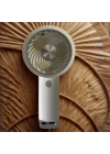 USB ile Şarj Olabilen 3 Ayarlı Fan Modlu Çanta Tipi El Fanı
