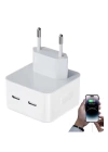 Usb Portu Hızlı Şarj Aleti Taşınabilir Pd 3.0 35w Cep Telefonu Şarj Adaptörü Usb-c Port