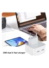 Usb Portu Hızlı Şarj Aleti Taşınabilir Pd 3.0 35w Cep Telefonu Şarj Adaptörü Usb-c Port