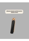 USB Şarjlı Alevsiz Elektronik Çakmak – Rüzgara Dayanıklı, Gazsız, Güvenli Kullanım