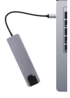 Usb Type-c Hub Dönüştürücü Çevirici Çoklayıcı Macbook Çevirici 8 Portlu