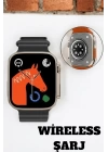 Uyku ve Nabız Takipli, Wireless Şarjlı Akıllı Saat Android ve iOS Uyumlu