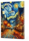 Van Gogh 3 - Sokak Çizgili Yan Boyamalı Defter