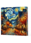 Van Gogh 3 Sokak - Çizgisiz Yan Boyamalı Defter