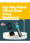 VGR V-695 Saç ve Sakal Kesme Makinesi LED Ekranlı 5 Uzunluk Ayarı