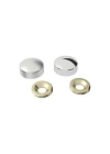 Vida Kapama Kapağı 13 Mm, Krom - 100 Adet