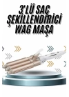Wag Maşa Profesyonel Saç Şekillendirici İyon Özellikli Isı Kademeli