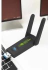 Wifi Adaptör Çift Bantlı Kablosuz Wifi Adaptörü