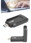 Wifi Adaptörü Bt5.0 Wifi 2si Bir Arada Çift Bantlı Çift Anten