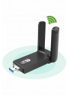 Wifi Alıcı Dual Band Usb 3.0 Adaptör Kablosuz Windows 7/8/10/11