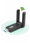 Wifi Alıcı Dual Band Usb 3.0 Adaptör Kablosuz Windows 7/8/10/11