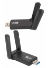 Wifi Alıcı Dual Band Usb 3.0 Adaptör Kablosuz Windows 7/8/10/11