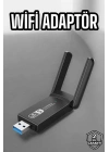 Wifi Alıcı Wifi Adaptörü USB Girişli 3.0