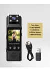 WiFi Özellikli Taşınabilir Kamera – 1.3” TFT Ekran, 3MP Fotoğraf, 128GB Kart Desteği