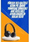 Wireless 5.0 Bluetooth Kablosuz Kulaklık ANC Özellikli Kulak Üstü Ayarlanabilir