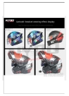 X63 Motosiklet Kask Kulaklık Intercom Işıklı Motorsiklet Interkom 5.3