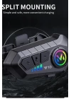Y10 Kask Kulaklık Bluetooth Motosiklet Kulaklık 5,3 Bluetooth Intercom Motorsiklet Kulaklık
