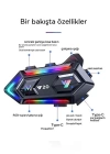 Y20 Motor Kurye Kask Kulaklık Rgb Modlu Bluetooth Motosiklet Kulaklık 5.3 Bluetooth Interkom