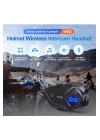 Y5x Rgb Işıklı Intercom 5 Kişi Bağlantılı 1000mah Motosiklet Bluetooth Kulaklık Seti