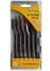 Yaprak Ahşap Matkap Ucu Takımı 12-24 Mm - 6 Parçalı