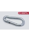 Yaylı Karabina, Çengel, Kanca 12mm - 1 Adet