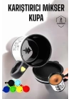 Yazılı Kupa Kendi Kendini Karıştıran Mikser Kupa Termos Bardak