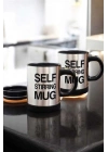 Yazılı Mug Kupa Karıştırıcı Özelliği Ve Paslanmaz Çelik