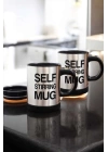 Yazılı Mug Kupa Karıştırıcı Özelliği Ve Paslanmaz Çelik