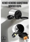 Yazılı Mug Kupa Karıştırıcı Özelliği Ve Paslanmaz Çelik