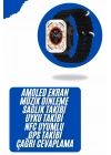 Yeni Nesil Akıllı Kol Saati Nabız Ölçer GPS Uyumlu 49 MM Kasa