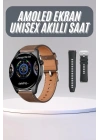 Yeni Nesil Akıllı Saat Çift Kordonlu 1.5 Inç Yuvarlak Ekran GPS ve NFC Uyumlu