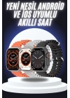 Yeni Nesil Akıllı Saat Çok Yönlü Titreşimli 49 MM Android ve İOS Uyumlu