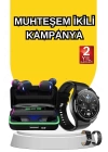 Yeni Nesil Akıllı Saat Ve Bluetooth Kulaklık Titreşim Bildirimleri Uyku Takibi
