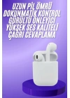 Yeni Nesil Beyaz TWS Bluetooth Kulaklık Android ve İOS Uyumlu Kablosuz Kulaklık